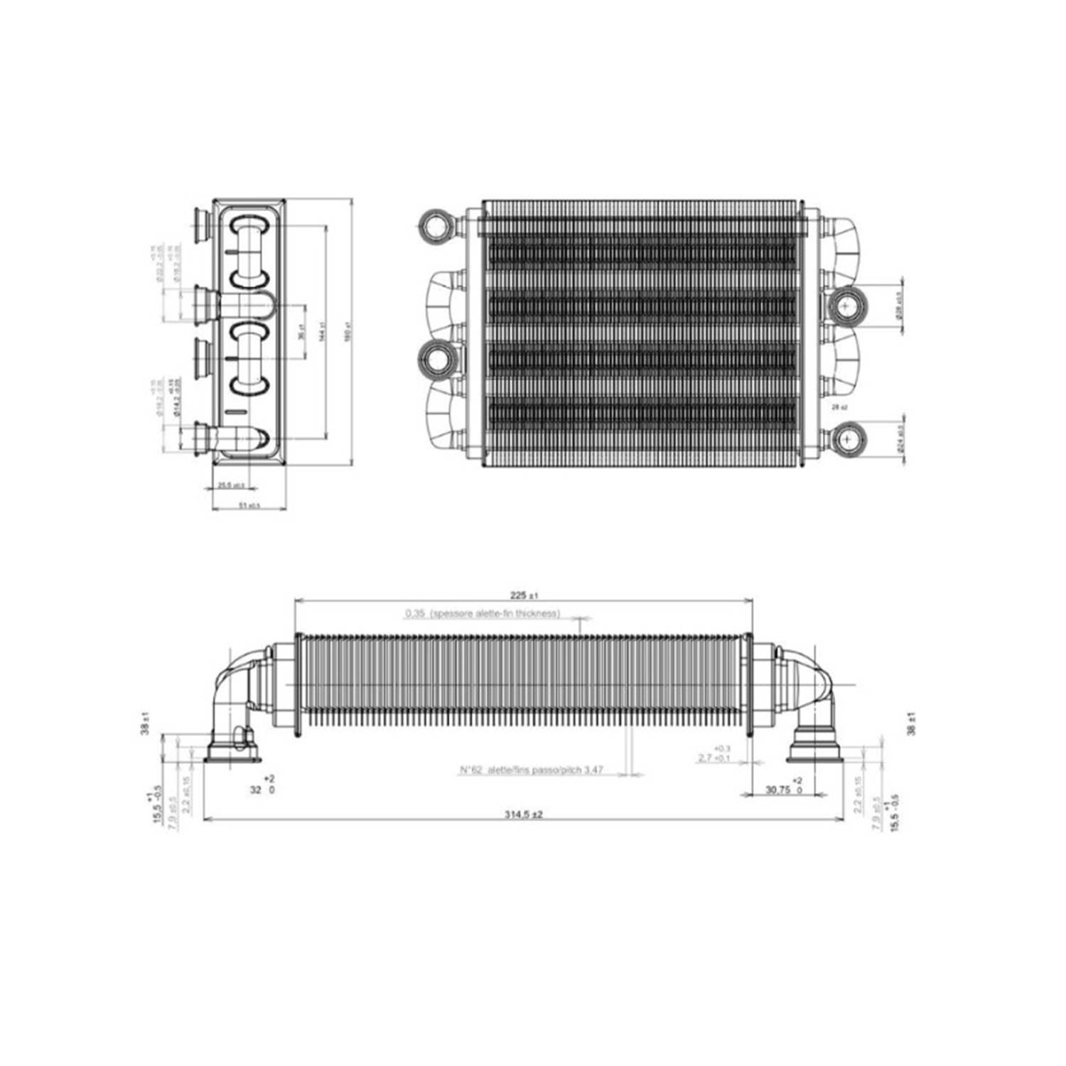 Ferroli Domiproject D Domina F24 Kombi Ana Eşanjör 11288341300