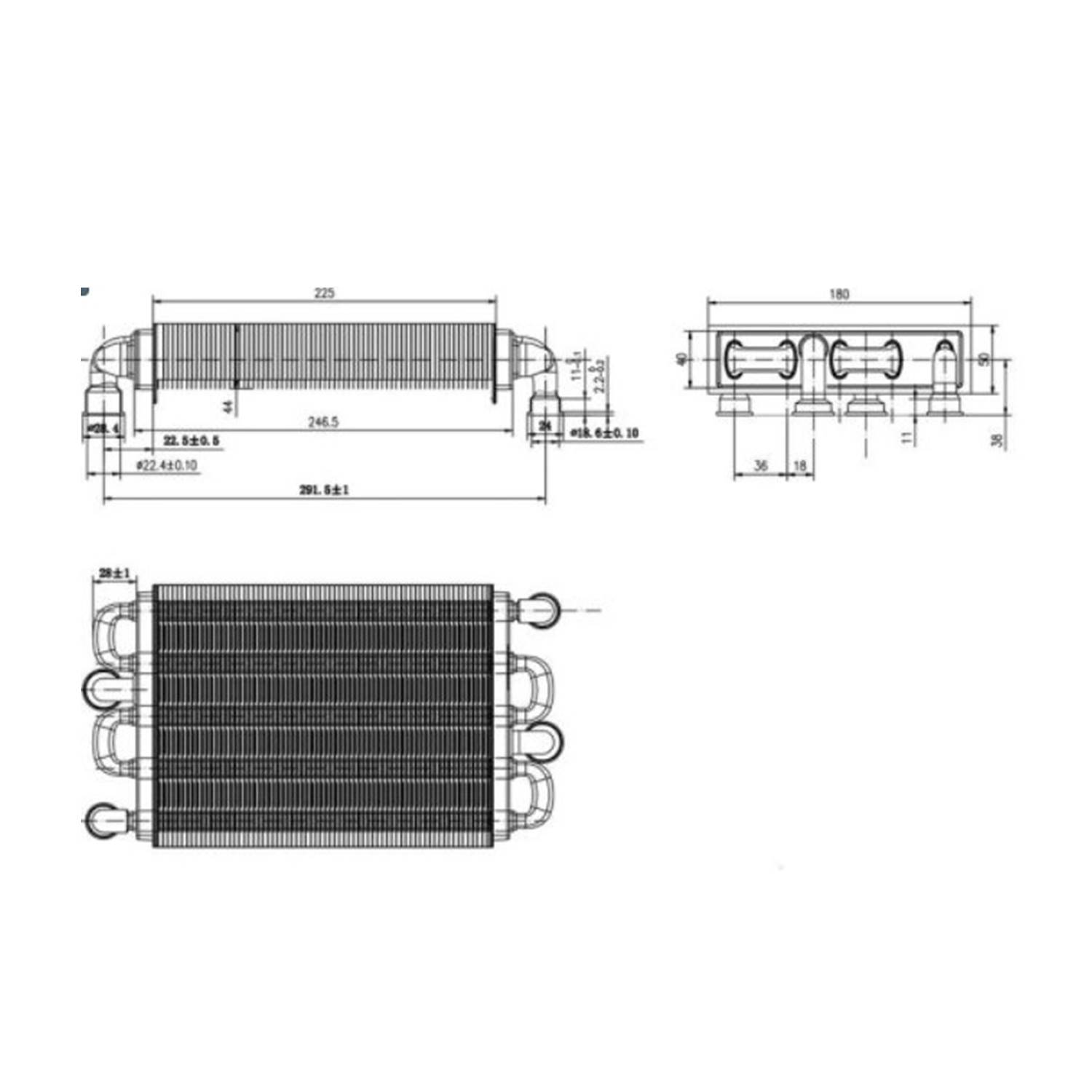 Ferroli Domiproject D Domina F24 Kombi Ana Eşanjör 11288341300