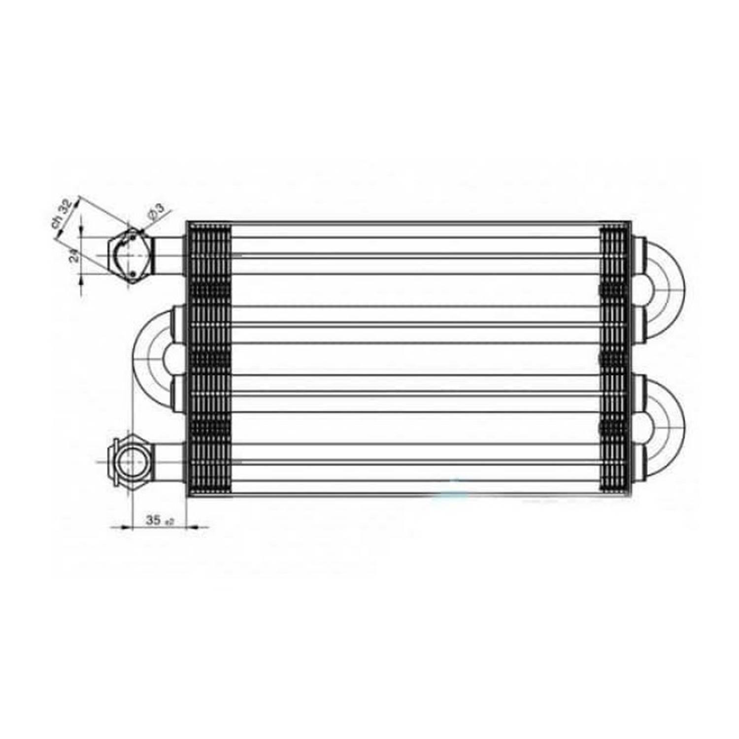 Eca Mono 28Kw - Herman Kombi Ana Eşanjör 290 mm 11288342600