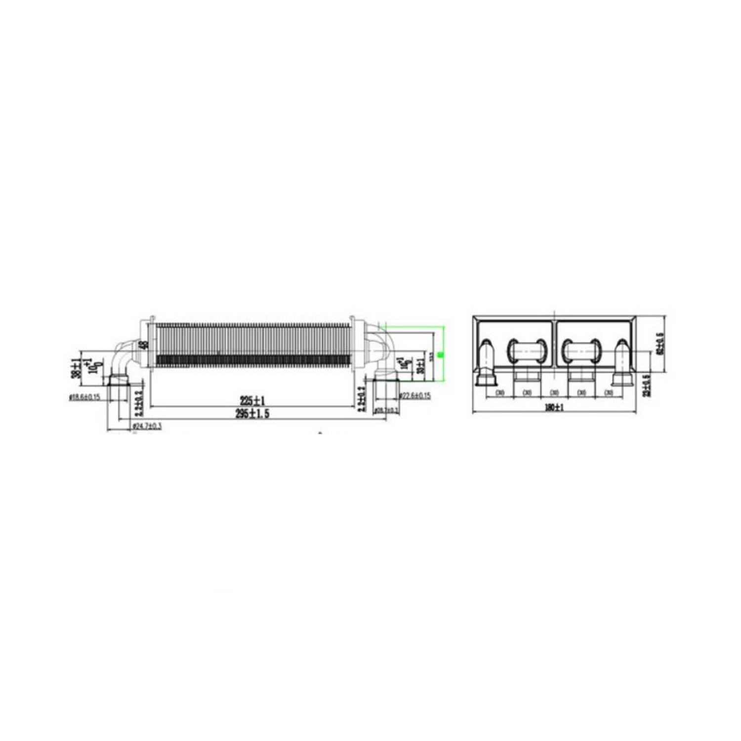 Ariston Egis Kombi Ana Eşanjör 225 mm 11288342700