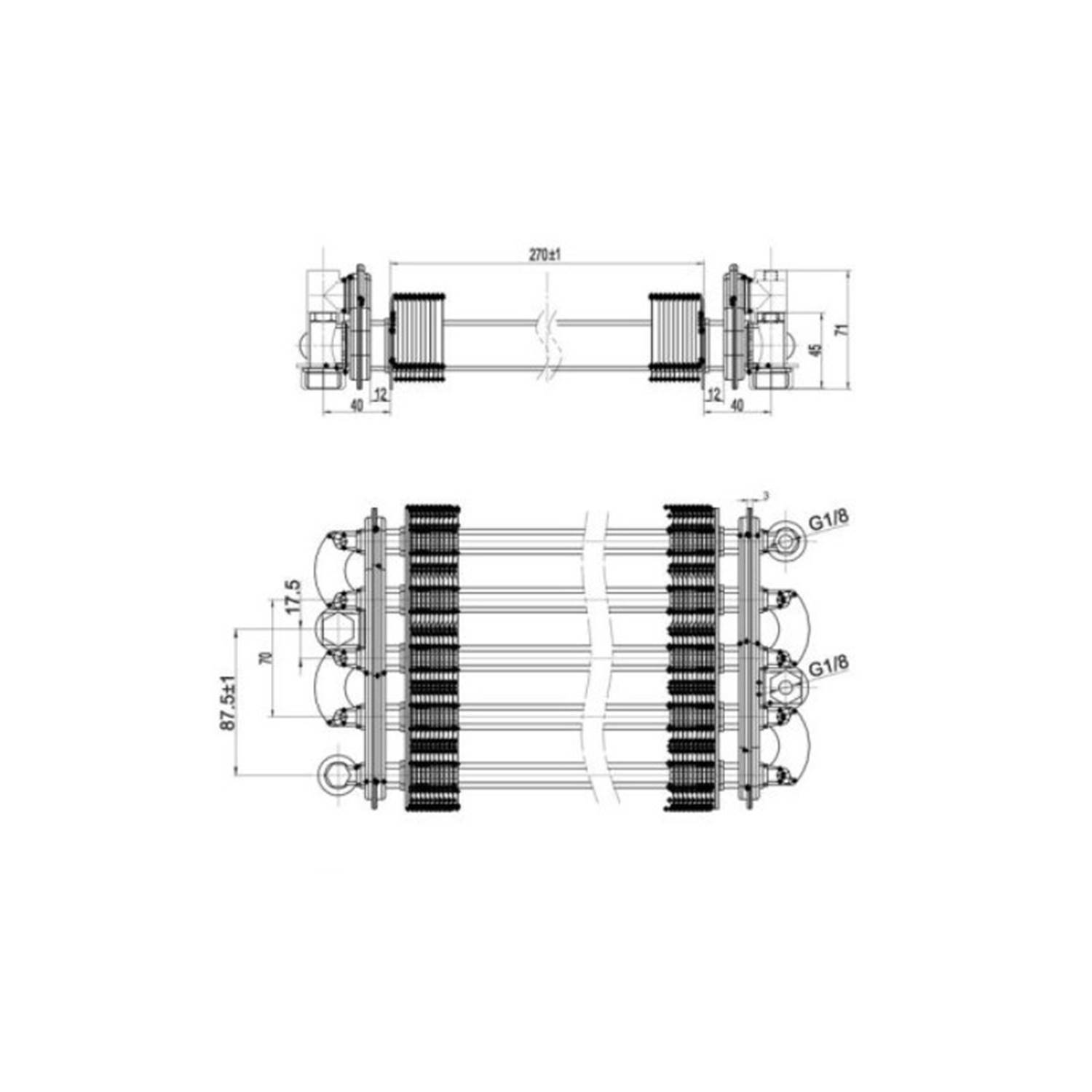 Demirdöküm Tayros Kombi Ana Eşanjör 270 mm 11288343200