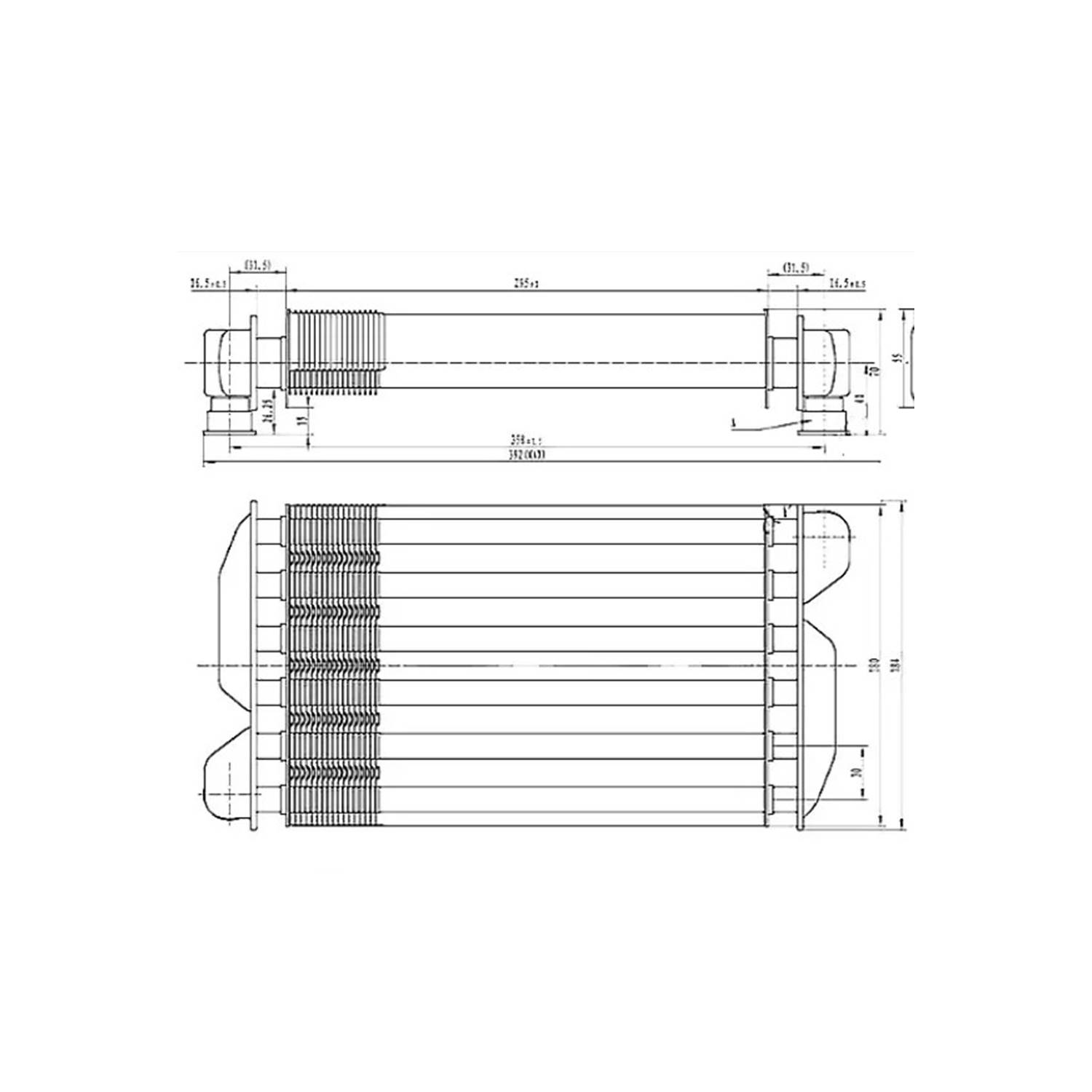 Baymak Baxi Luna Kombi Ana Eşanjör 295 mm 11288343300