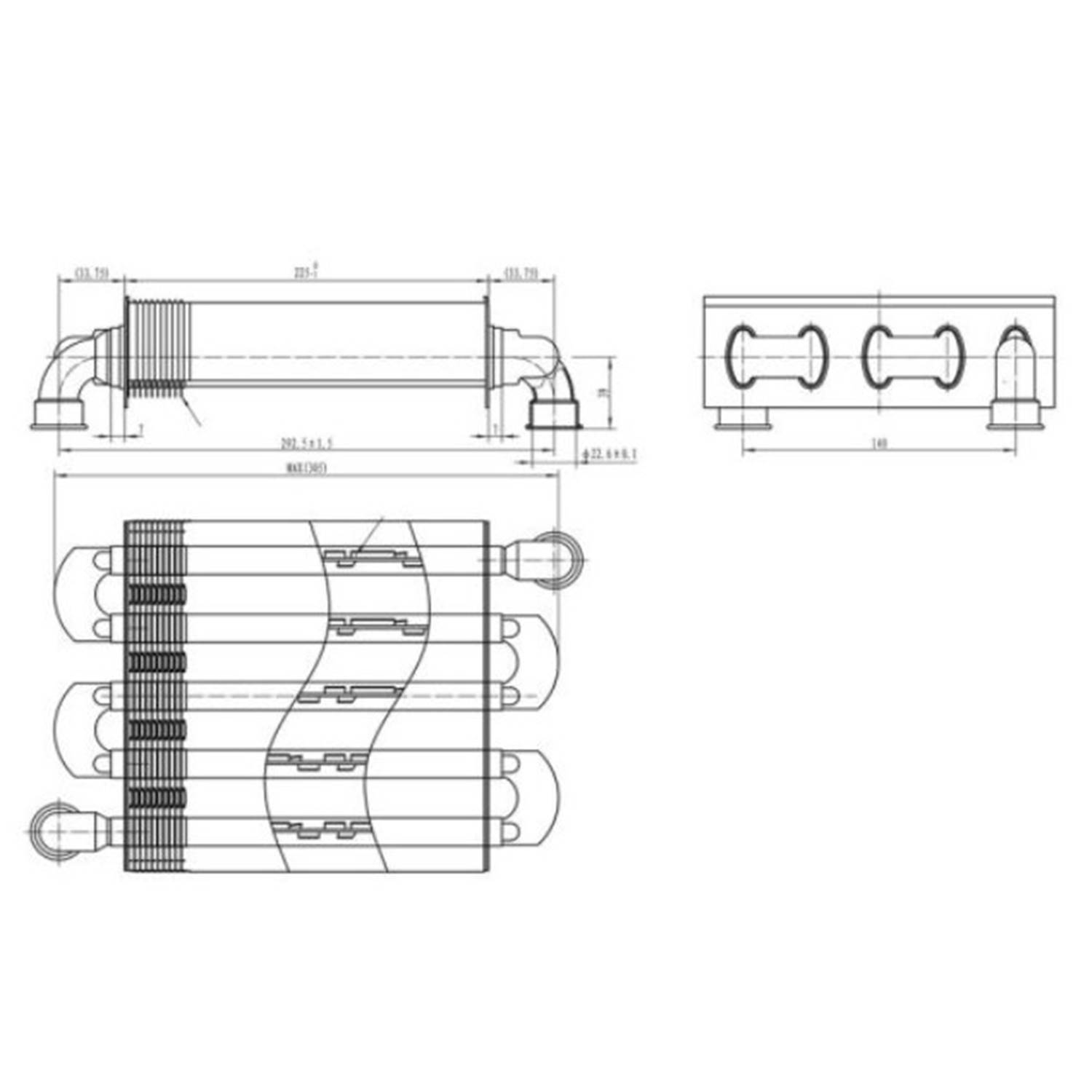 Ariston Egis Clas Genus Kombi Ana Eşanjör 225 mm 11288344500