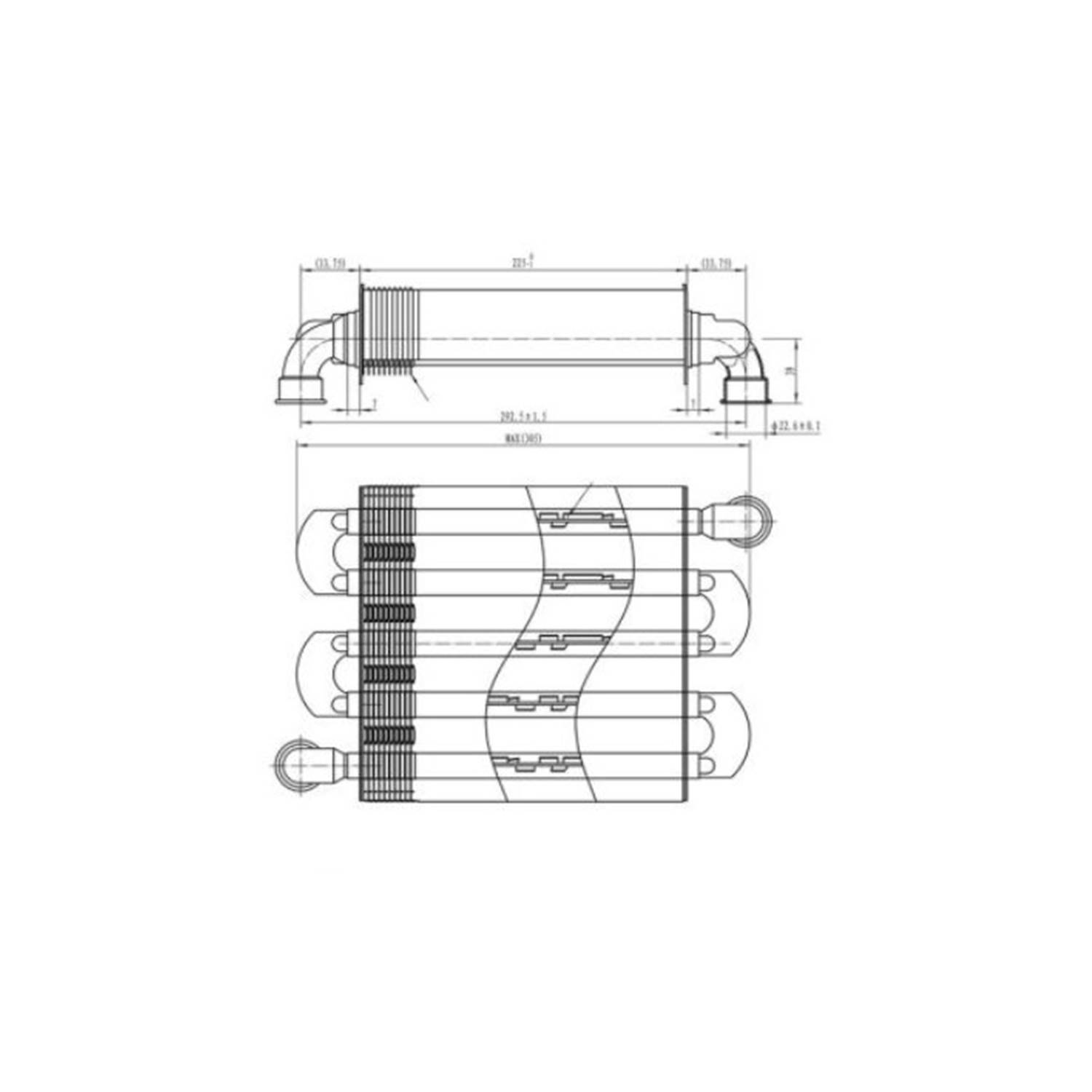 Ariston Egis Clas Genus Kombi Ana Eşanjör 225 mm 11288344500