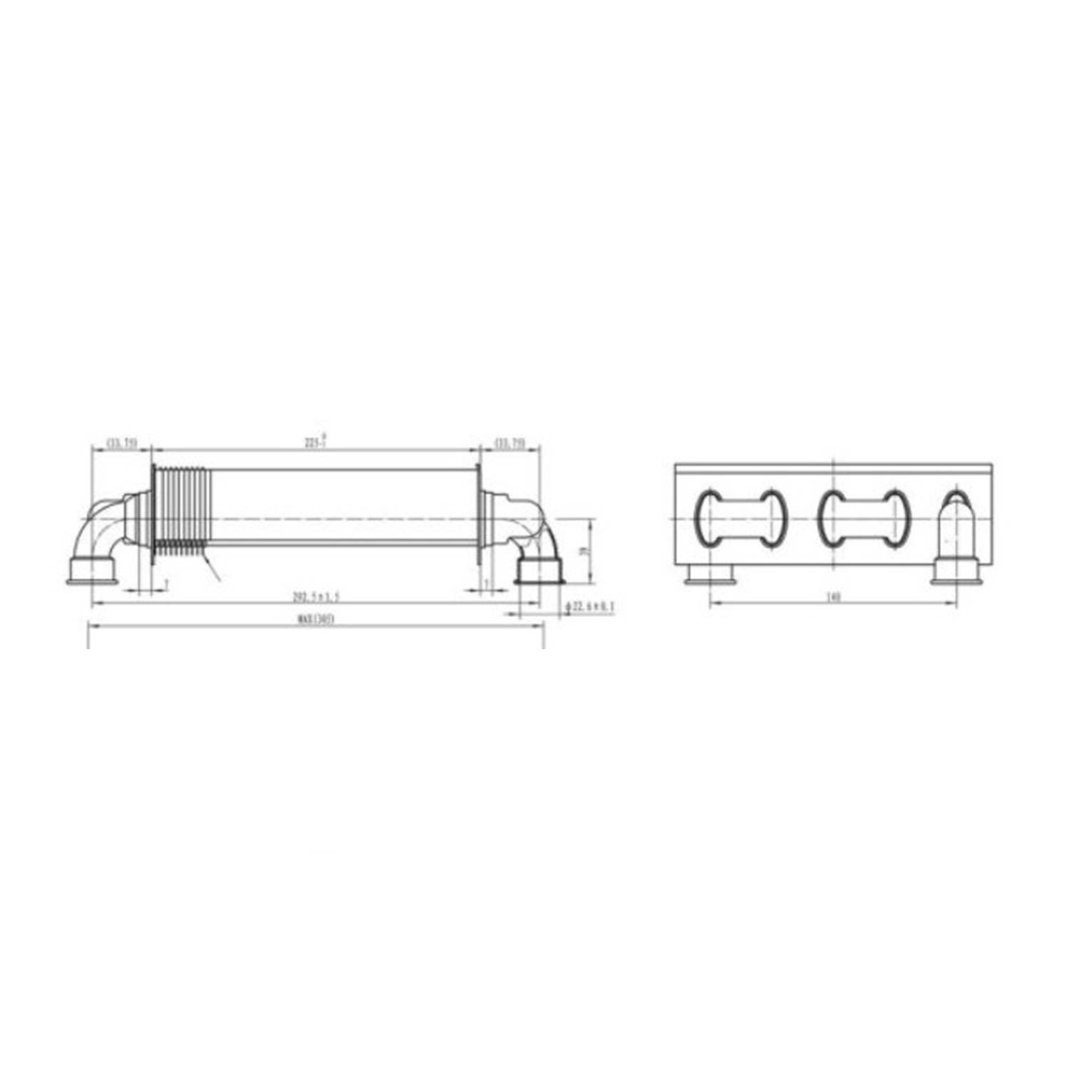 Ariston Egis Clas Genus Kombi Ana Eşanjör 225 mm 11288344500