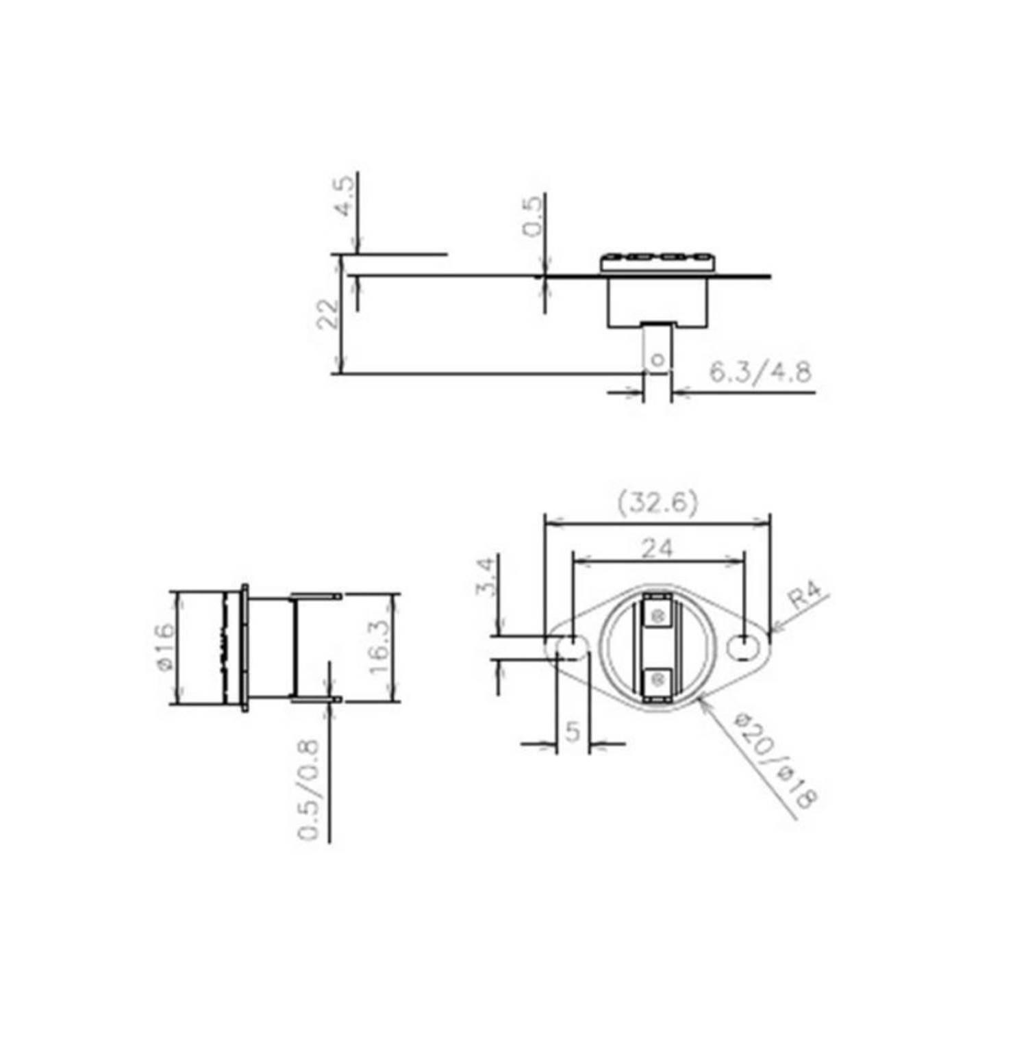 Baymak Baxi Main Combi Boiler Limit Thermostat