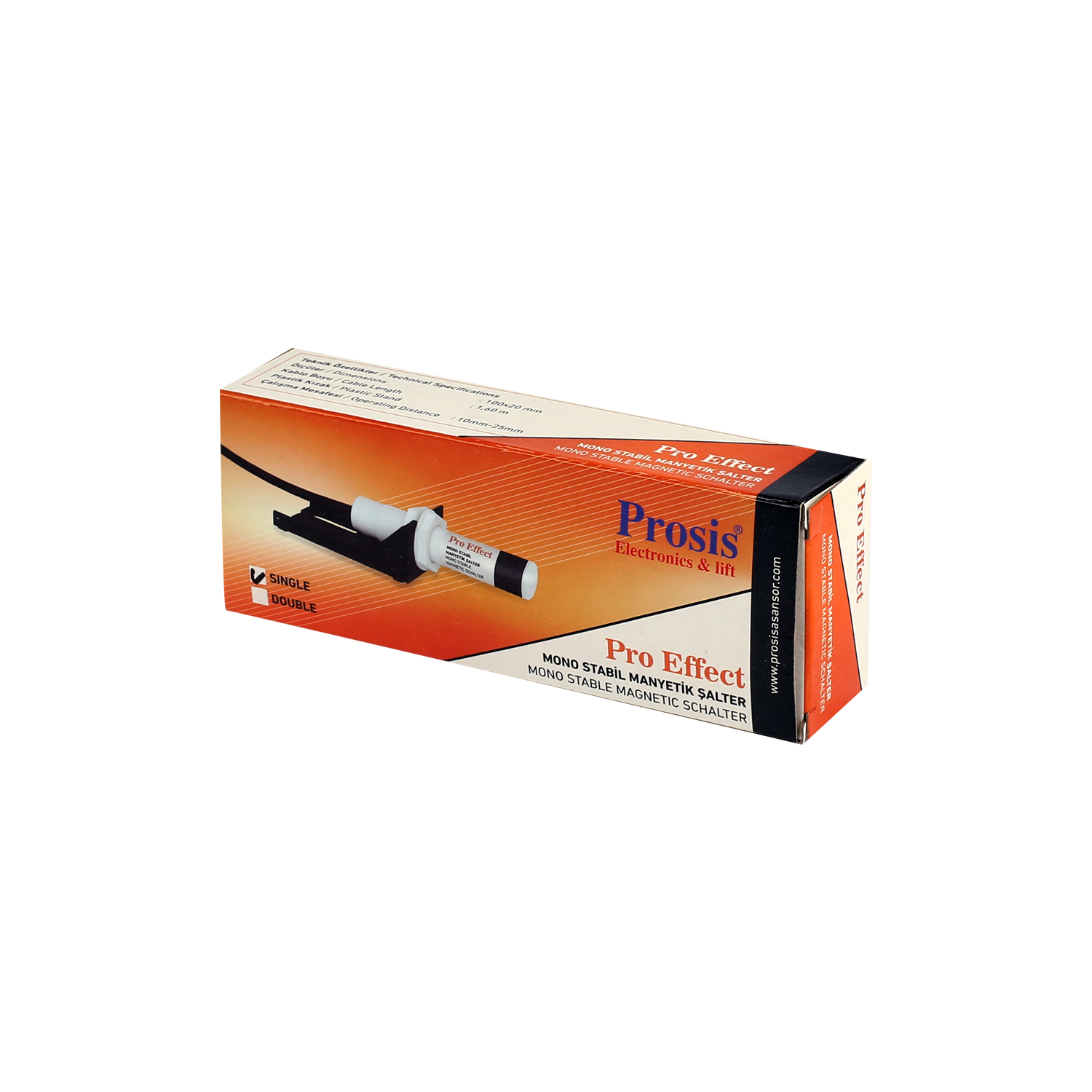 Pro Effect Monostabil Manyetik Şalter Single 100’lı paket 19910148699